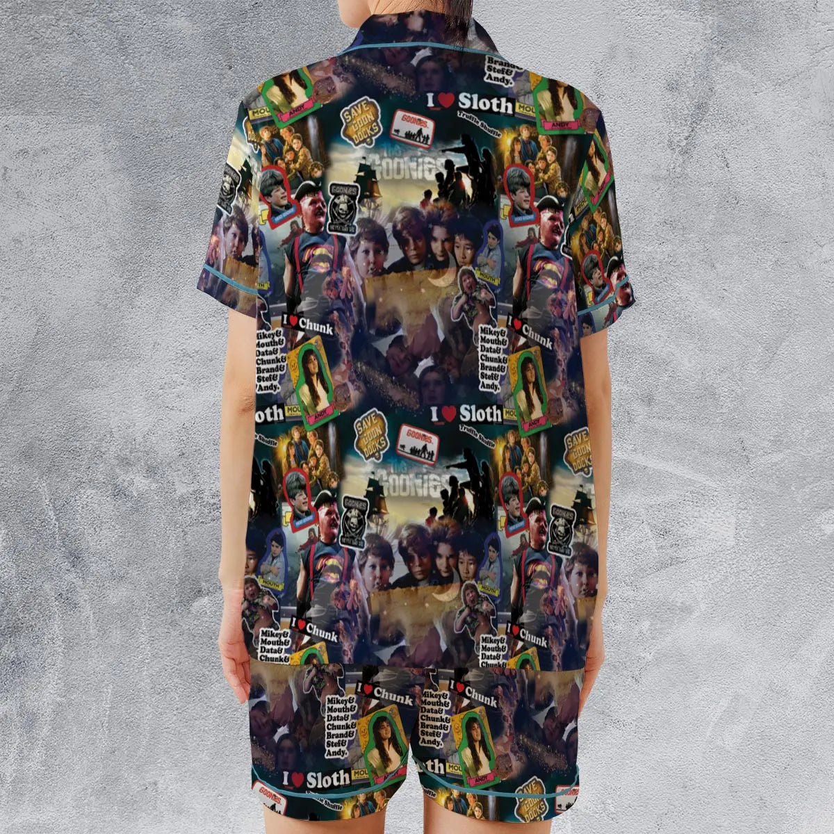 Satin Short-Sleeve Pajamas Set - GEARYPHQ