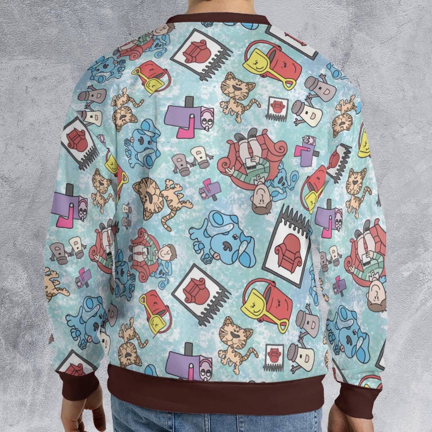 All-over Print Sweatshirt - N4BE37HR