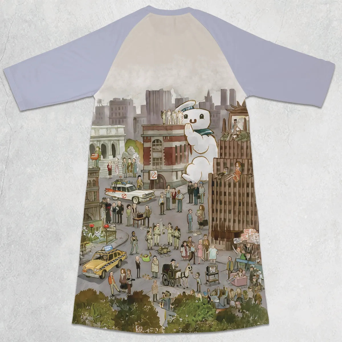 3/4 Sleeve Raglan Dress - Q3J9DYL8