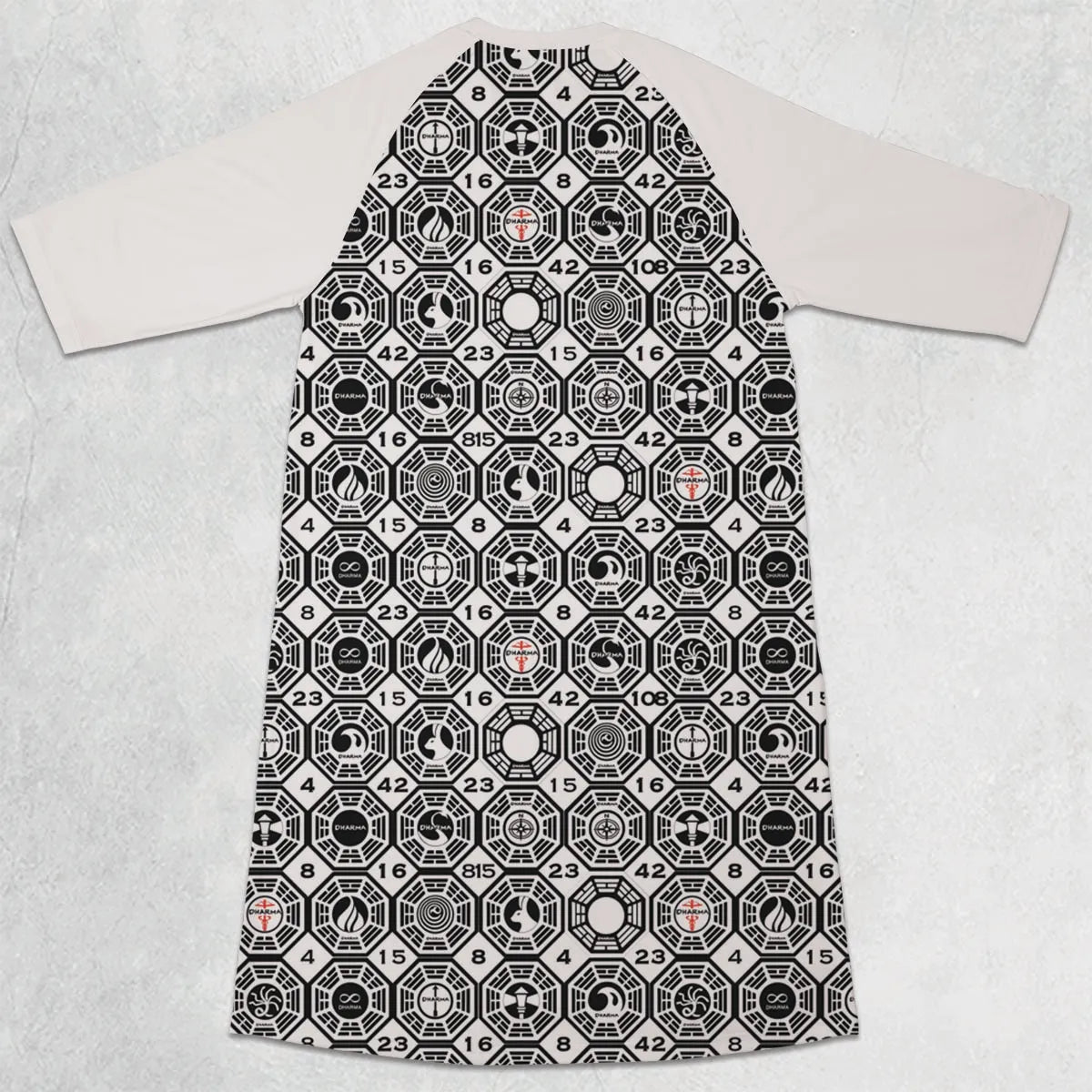 3/4 Sleeve Raglan Dress - NTYLEGG5