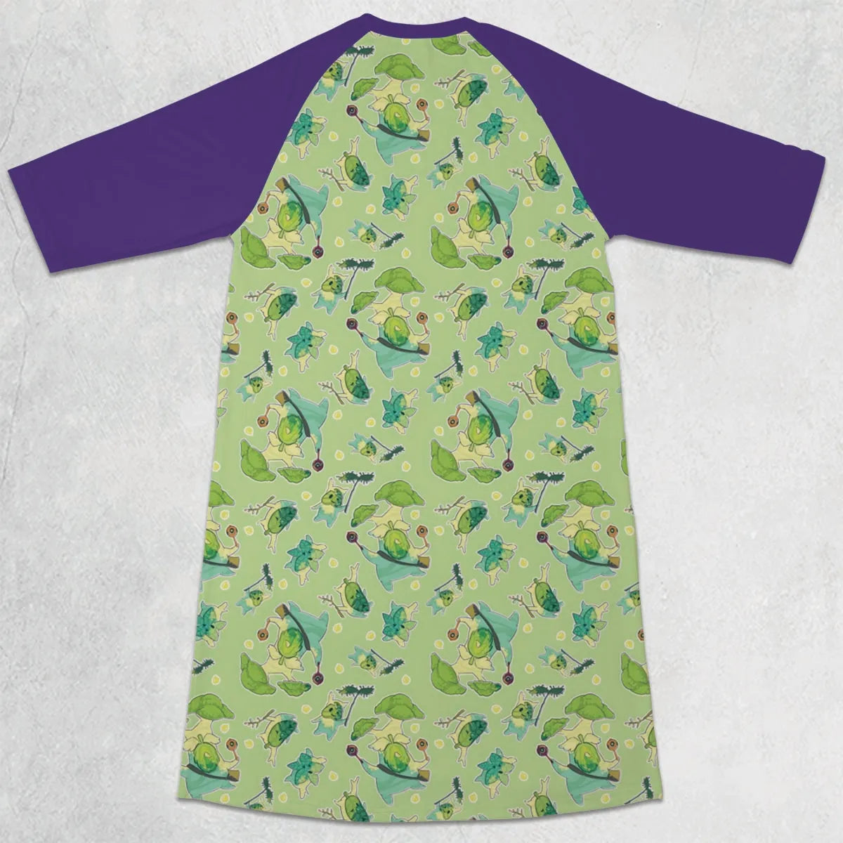 3/4 Sleeve Raglan Dress - 8RVC79E8