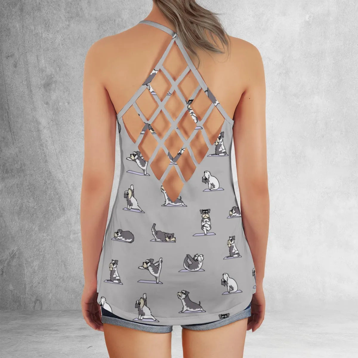 Criss Cross Tank Top - BRAQUQTL