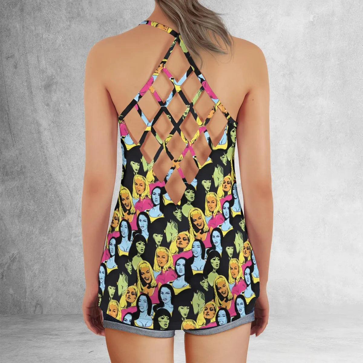 Criss Cross Tank Top - FQ8KMDR4