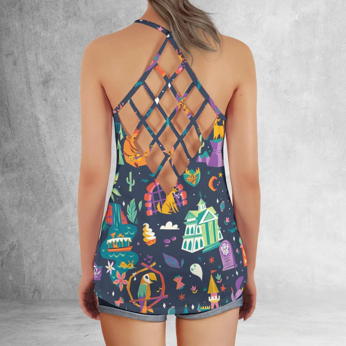 Criss Cross Tank Top - Z971VAX4
