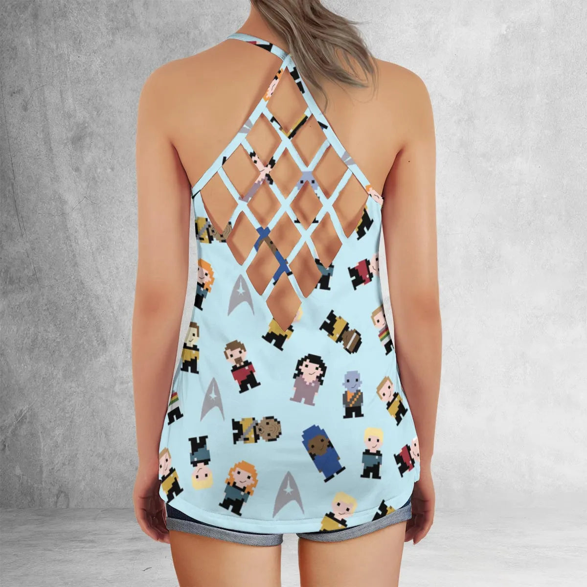 Criss Cross Tank Top - 52FZFQWC