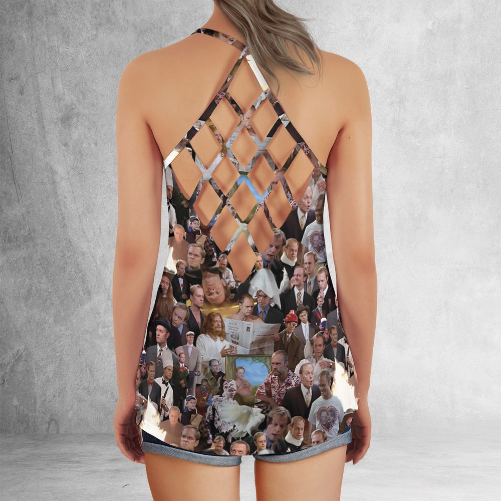 Criss Cross Tank Top - M7XPCDD1 - - 3