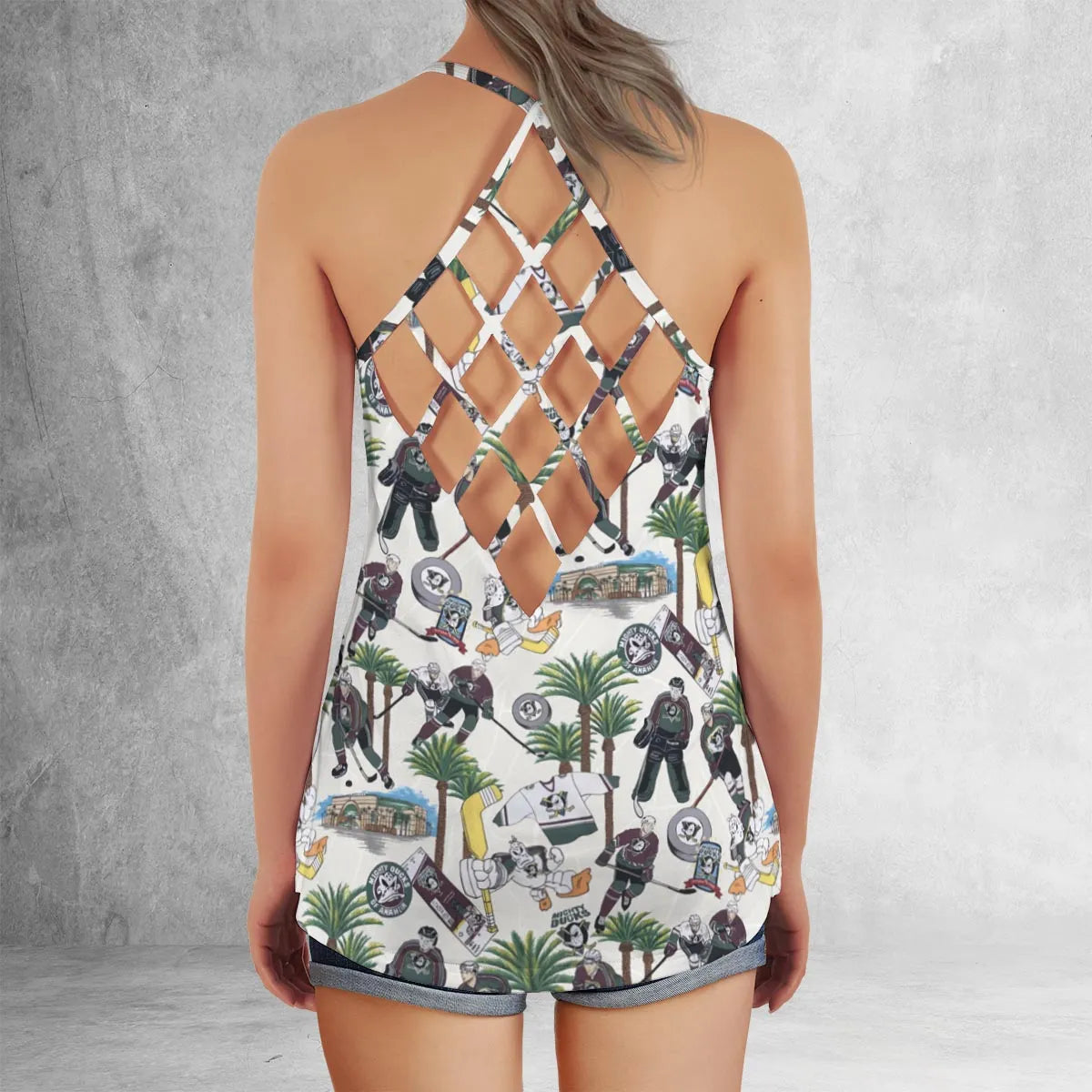 Criss Cross Tank Top - XPXK42XN