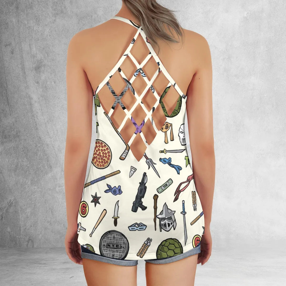 Criss Cross Tank Top - J3WNG15G