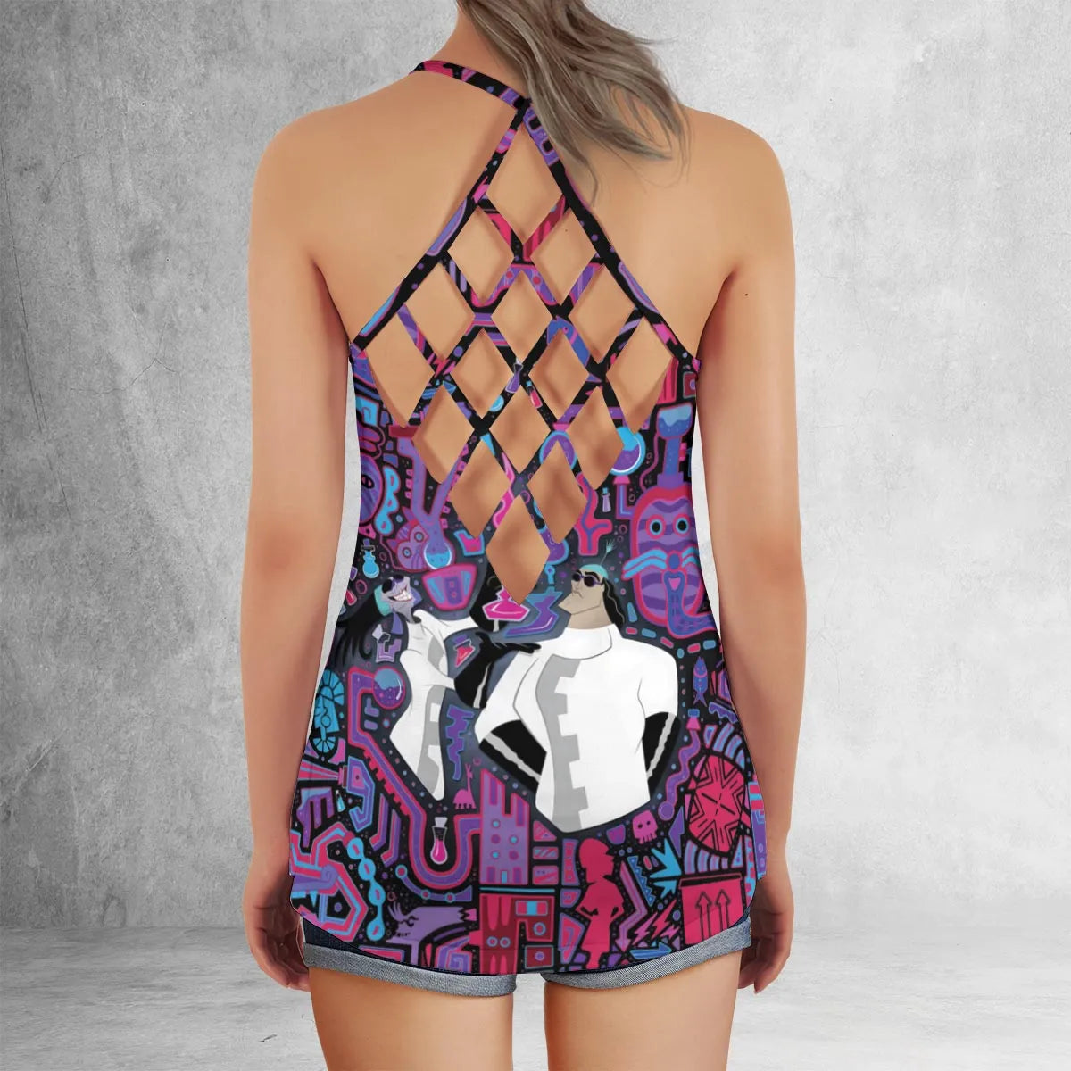 Criss Cross Tank Top - 99MD1TLC