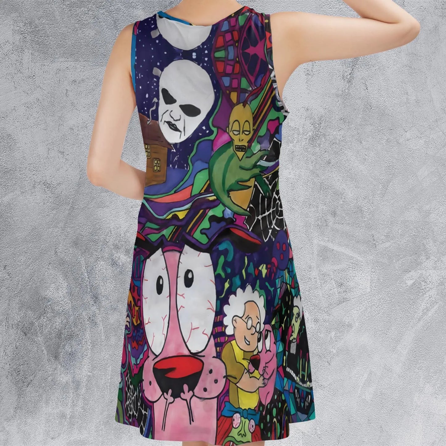 Sleeveless Dress - J8H8SLT4