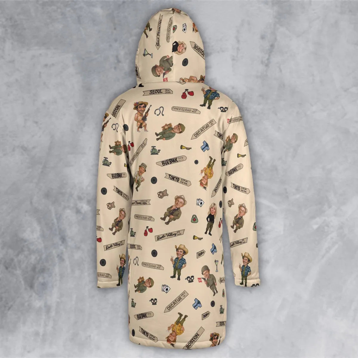 Hooded Cloak Coat - 5FR81LG6