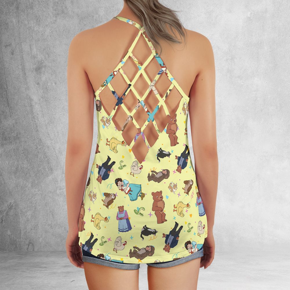 Criss Cross Tank Top - BZ1VGFB9 - - 3