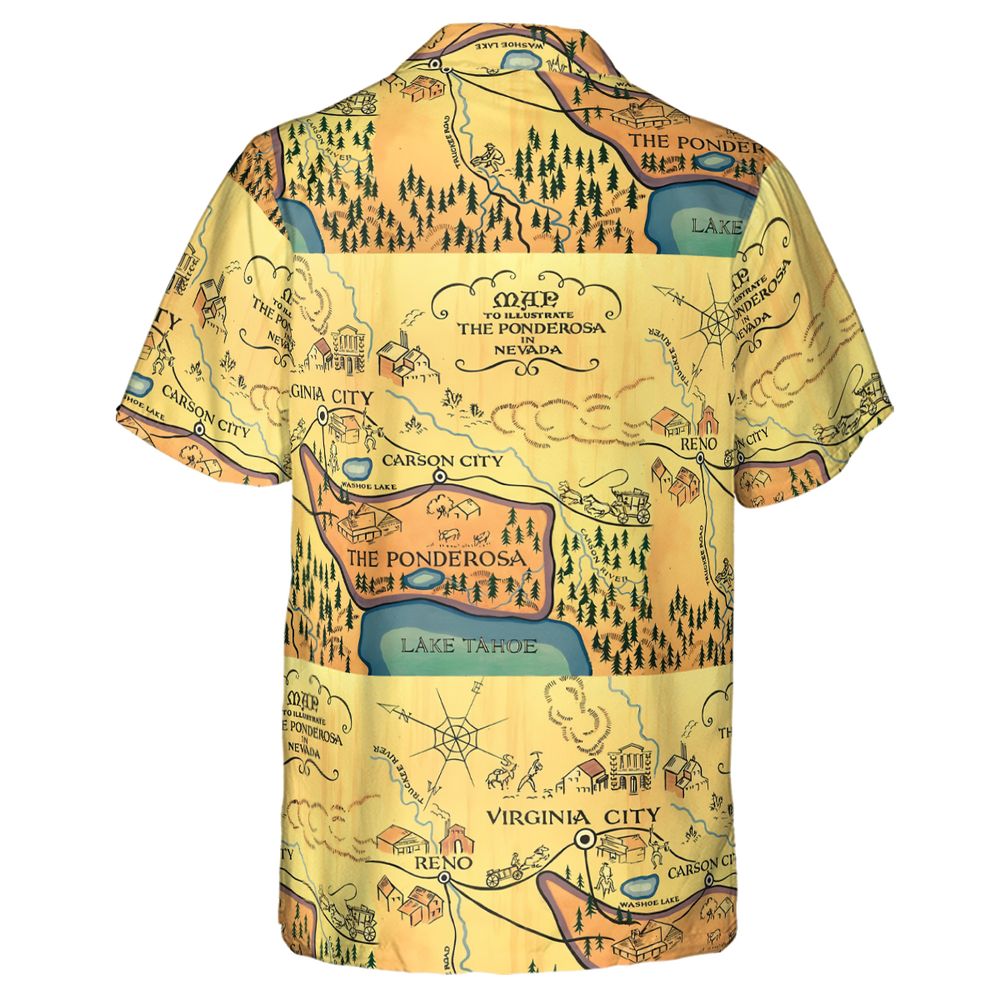 Map of The Ponderosa - - 3