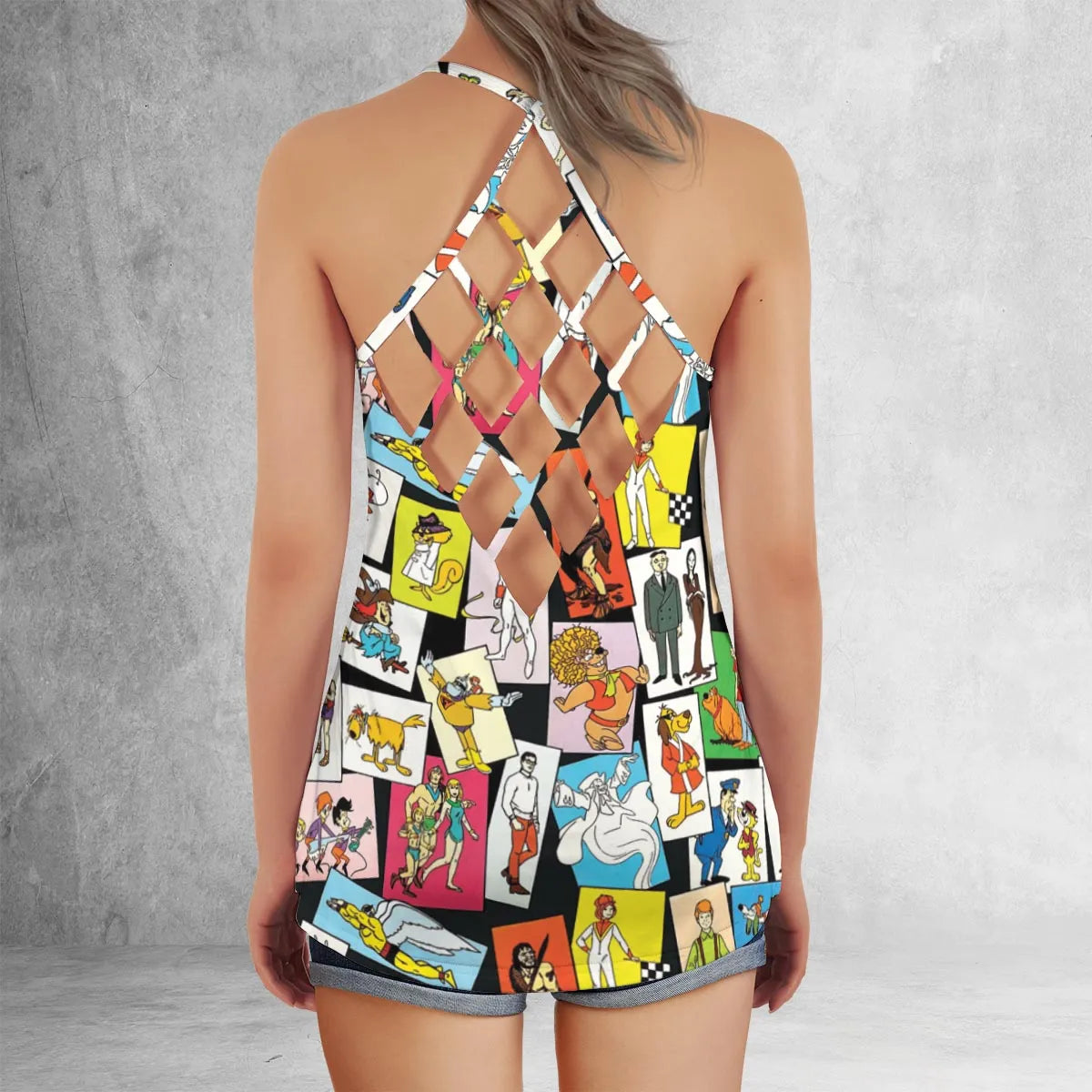 Criss Cross Tank Top - 3RTNTVQB