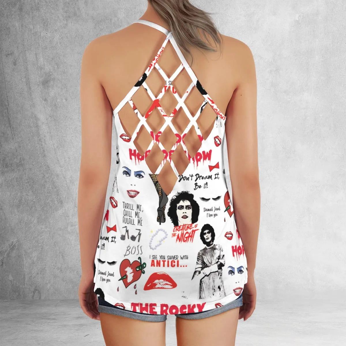 Criss Cross Tank Top - GJDY113Y