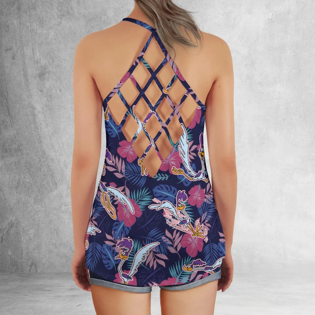 Criss Cross Tank Top - YL1WWQZD