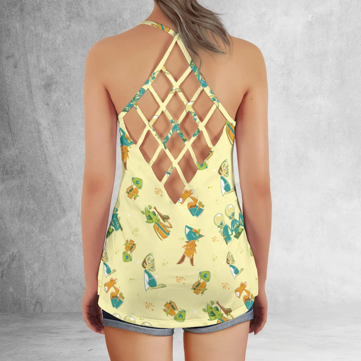 Criss Cross Tank Top - FMTW6EQN