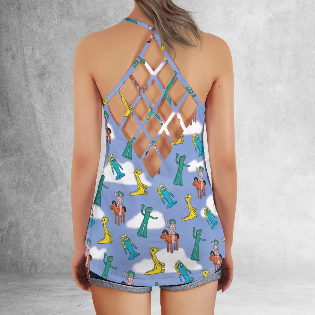 Criss Cross Tank Top - K5UQCGRK