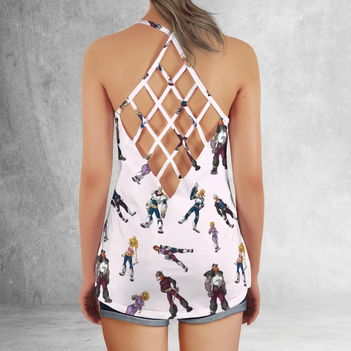 Criss Cross Tank Top - NQ3J2LH3