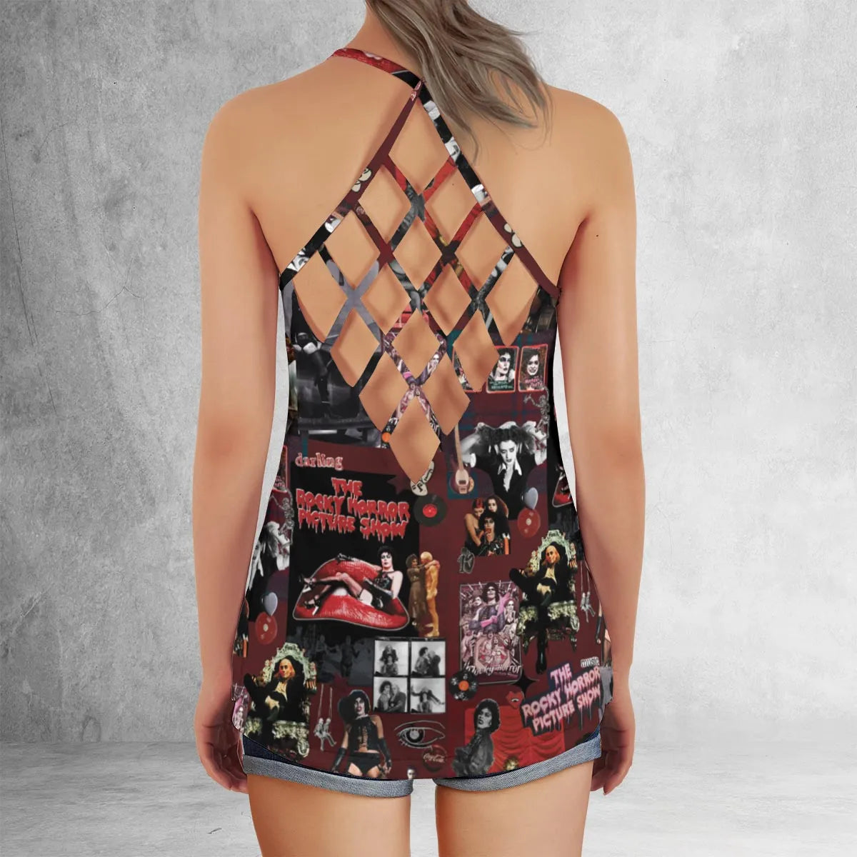 Criss Cross Tank Top - 9T8ALFXK
