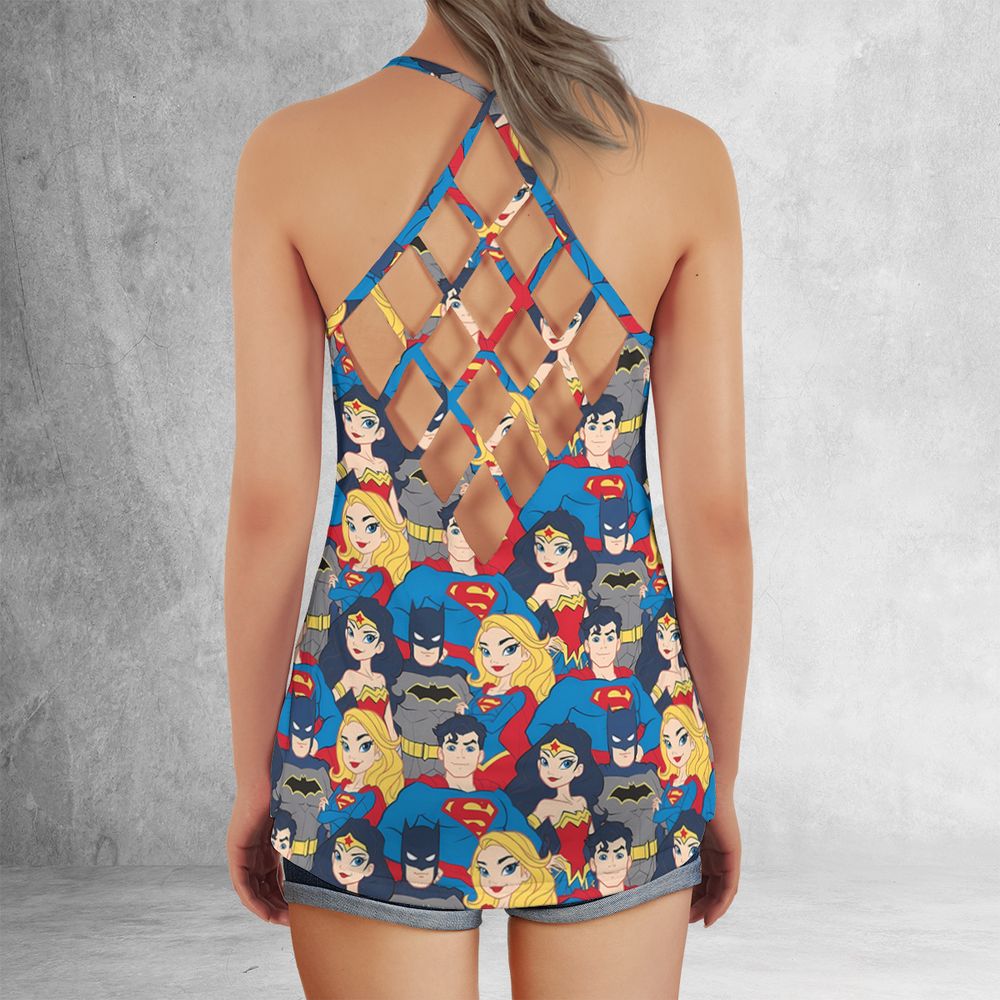 Criss Cross Tank Top - NUVJ6THC - - 3