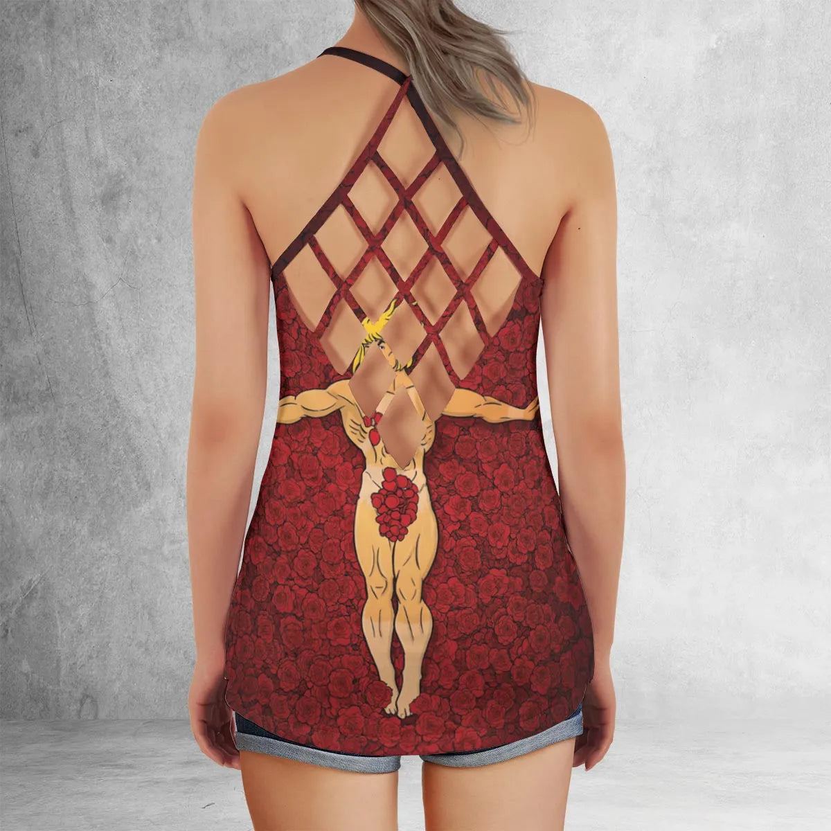 Criss Cross Tank Top - M67JYTSB