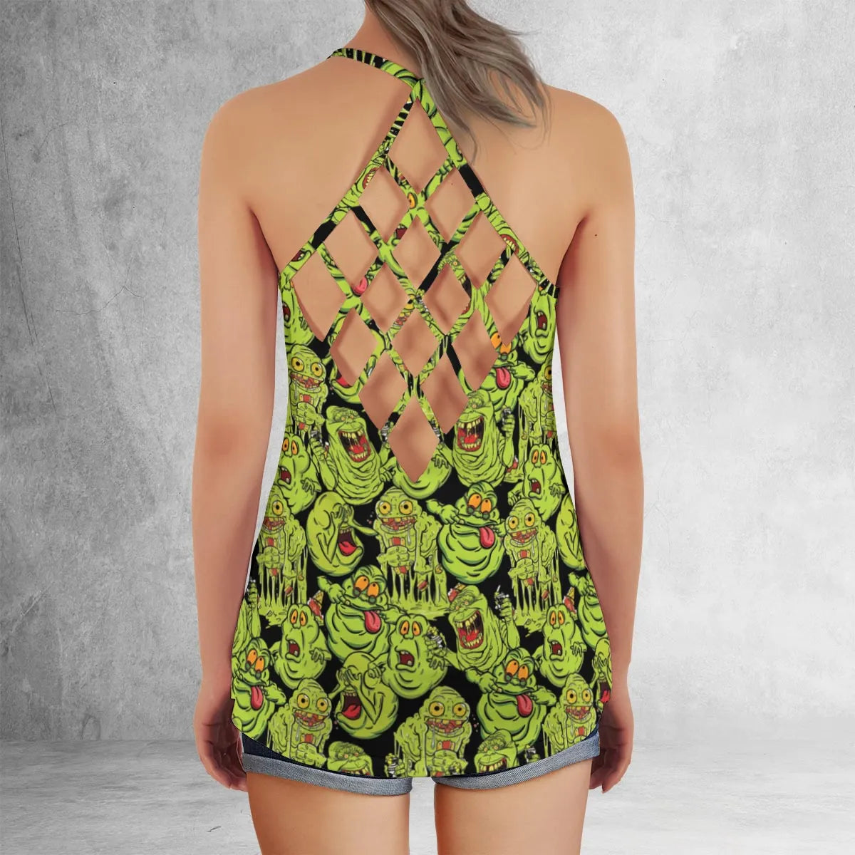 Criss Cross Tank Top - TMUYX516