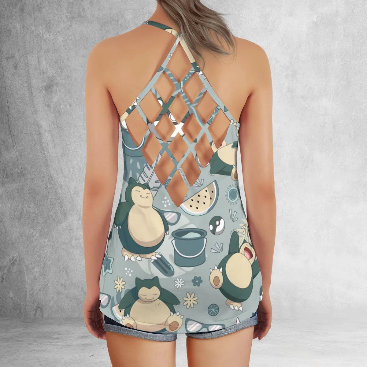 Criss Cross Tank Top - DXREC71W