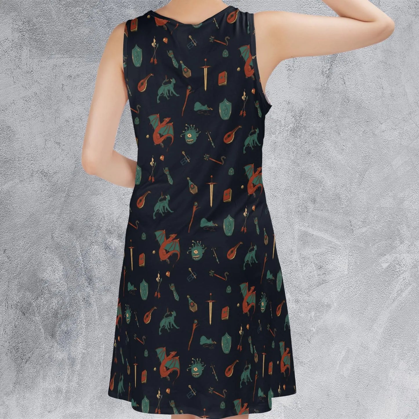 Sleeveless Dress - ETVFADQN
