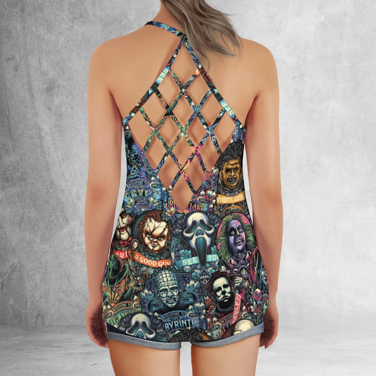 Criss Cross Tank Top - 2UEY7AAK