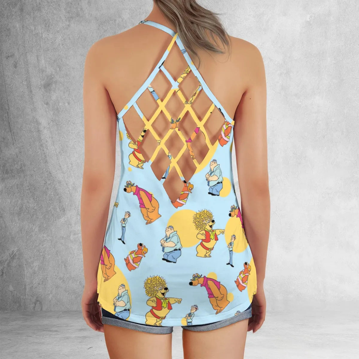 Criss Cross Tank Top - X666GNRC