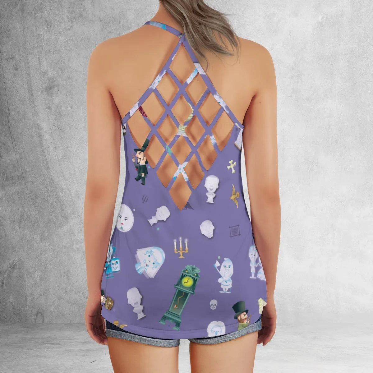 Criss Cross Tank Top - BMK3EVBN