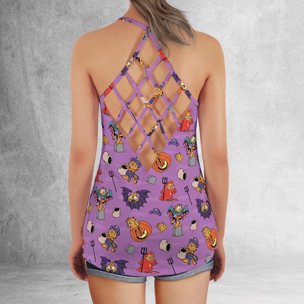 Criss Cross Tank Top - HPBC1685 - - 3