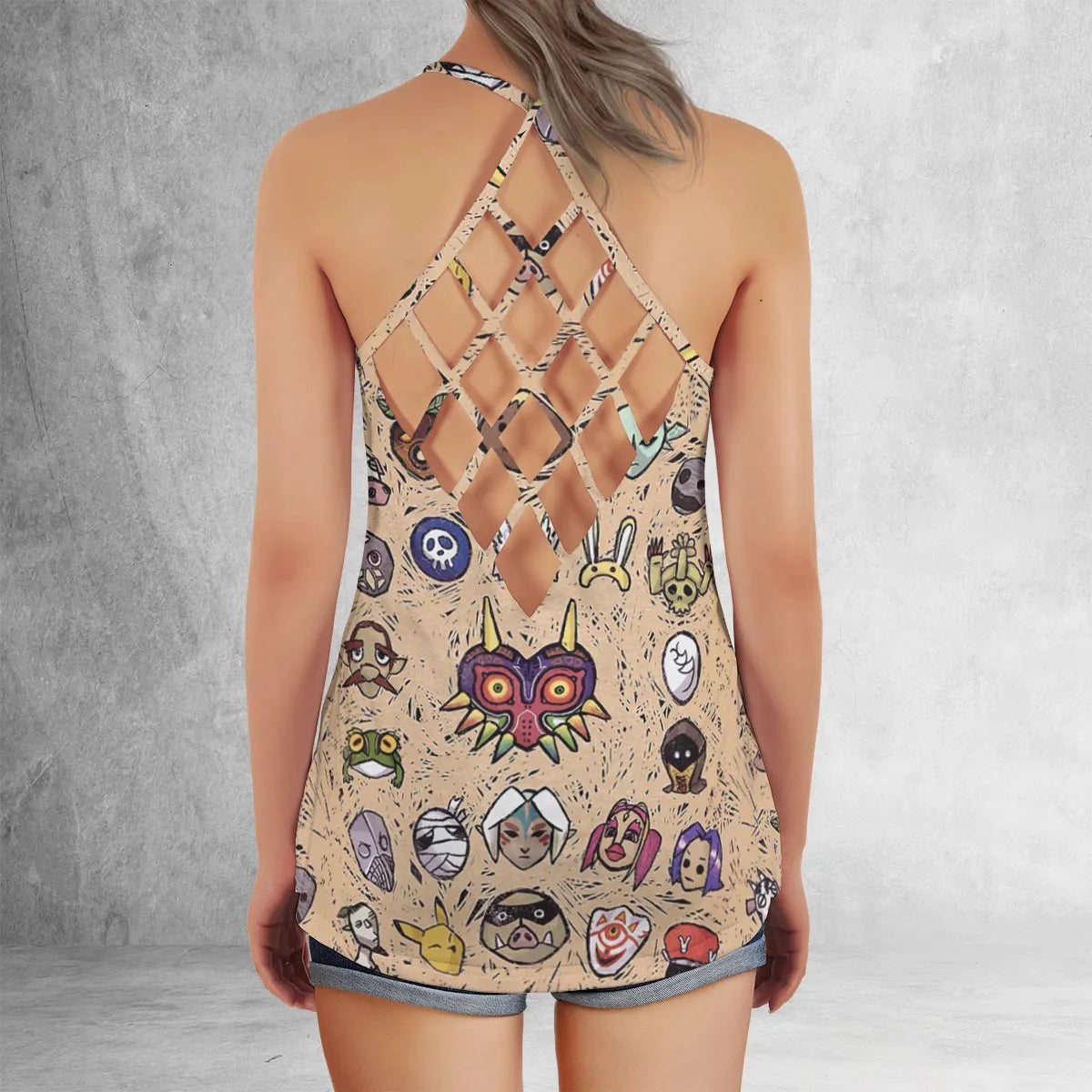 Criss Cross Tank Top - 32YJGZ9G
