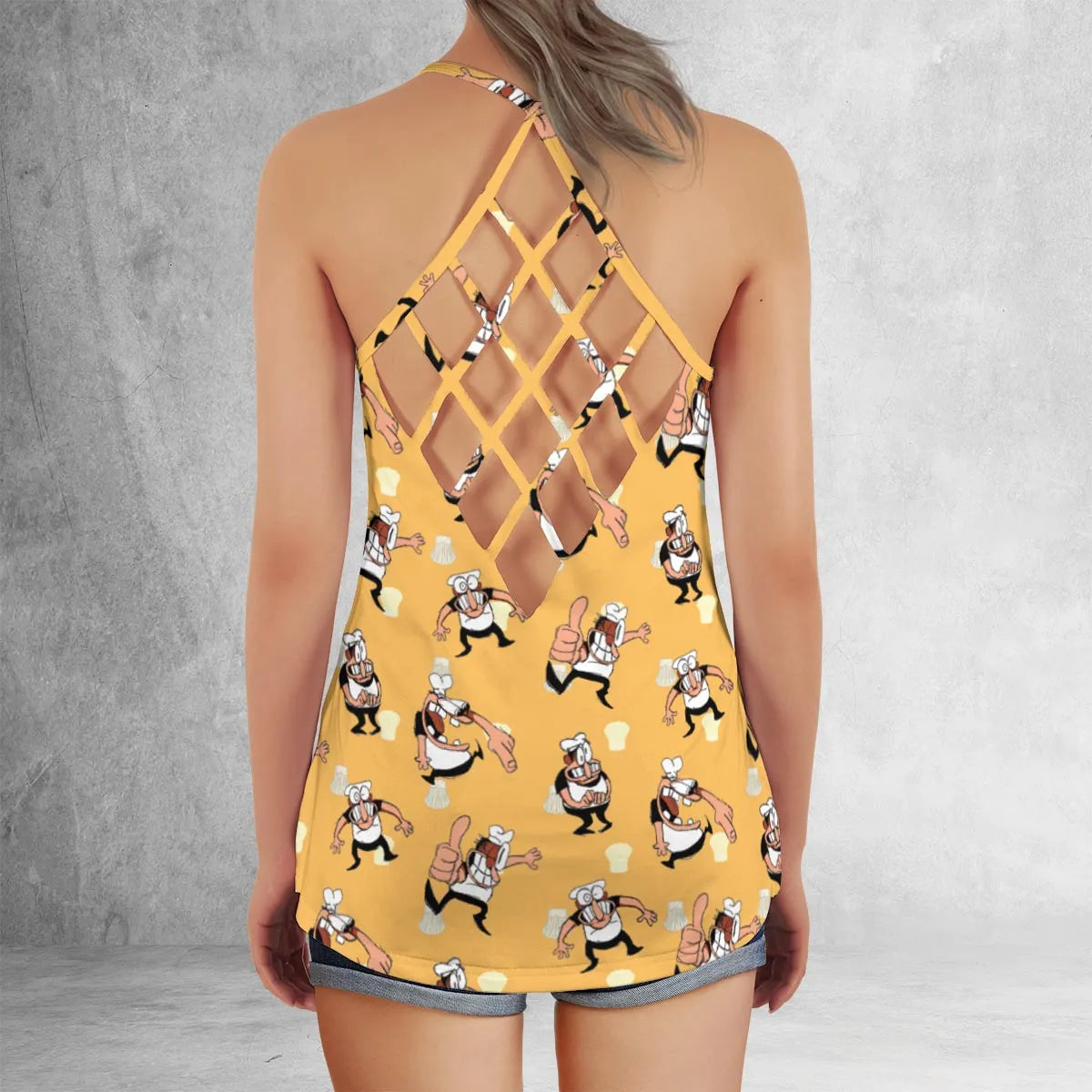 Criss Cross Tank Top - ZKMFUVJG