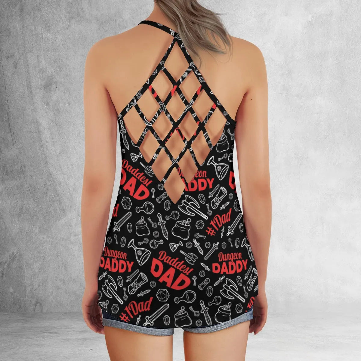 Criss Cross Tank Top - LH4EDNNB