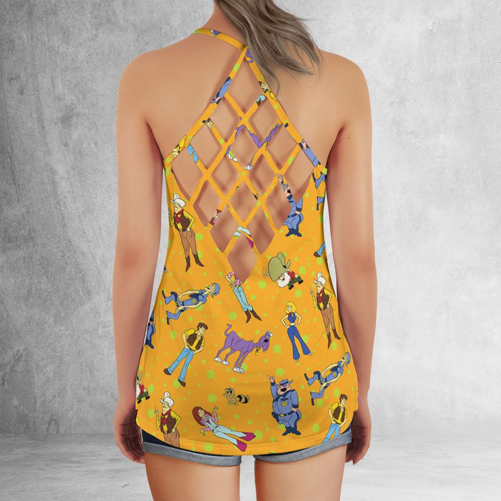 Criss Cross Tank Top - QU8CLD9X - - 3