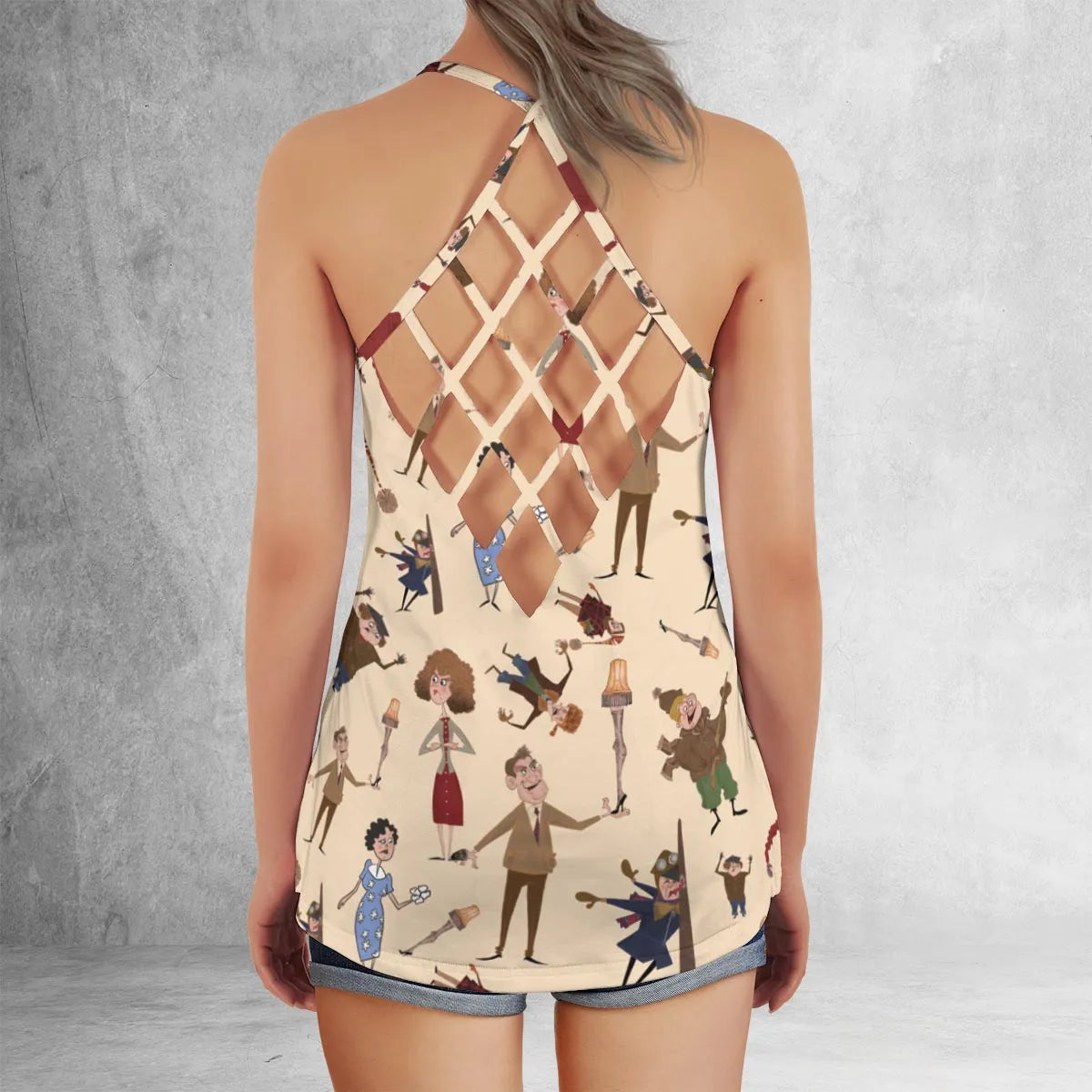Criss Cross Tank Top - ZLPUMMY8