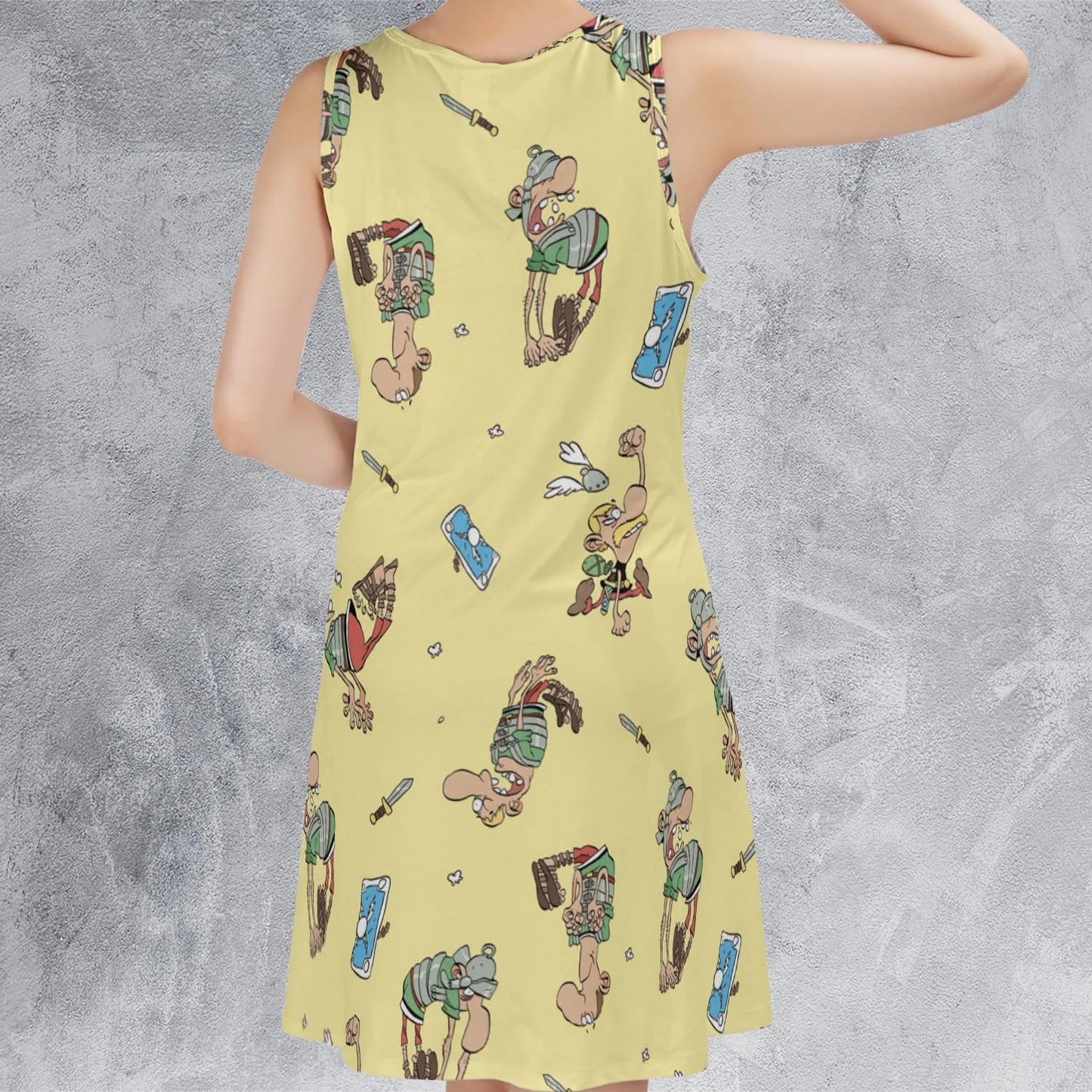 Sleeveless Dress - PQTDPUEW