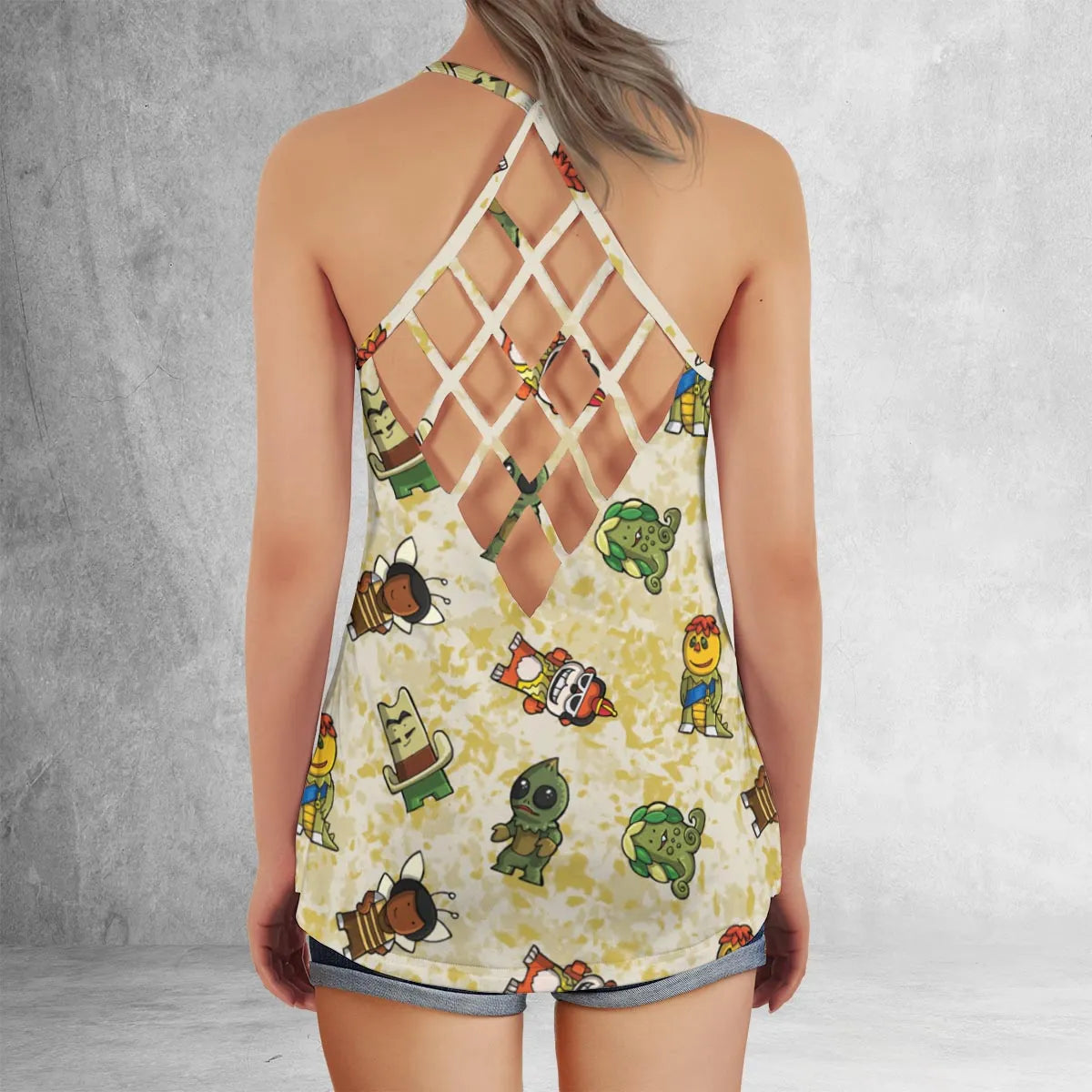 Criss Cross Tank Top - 8YC8KDR3