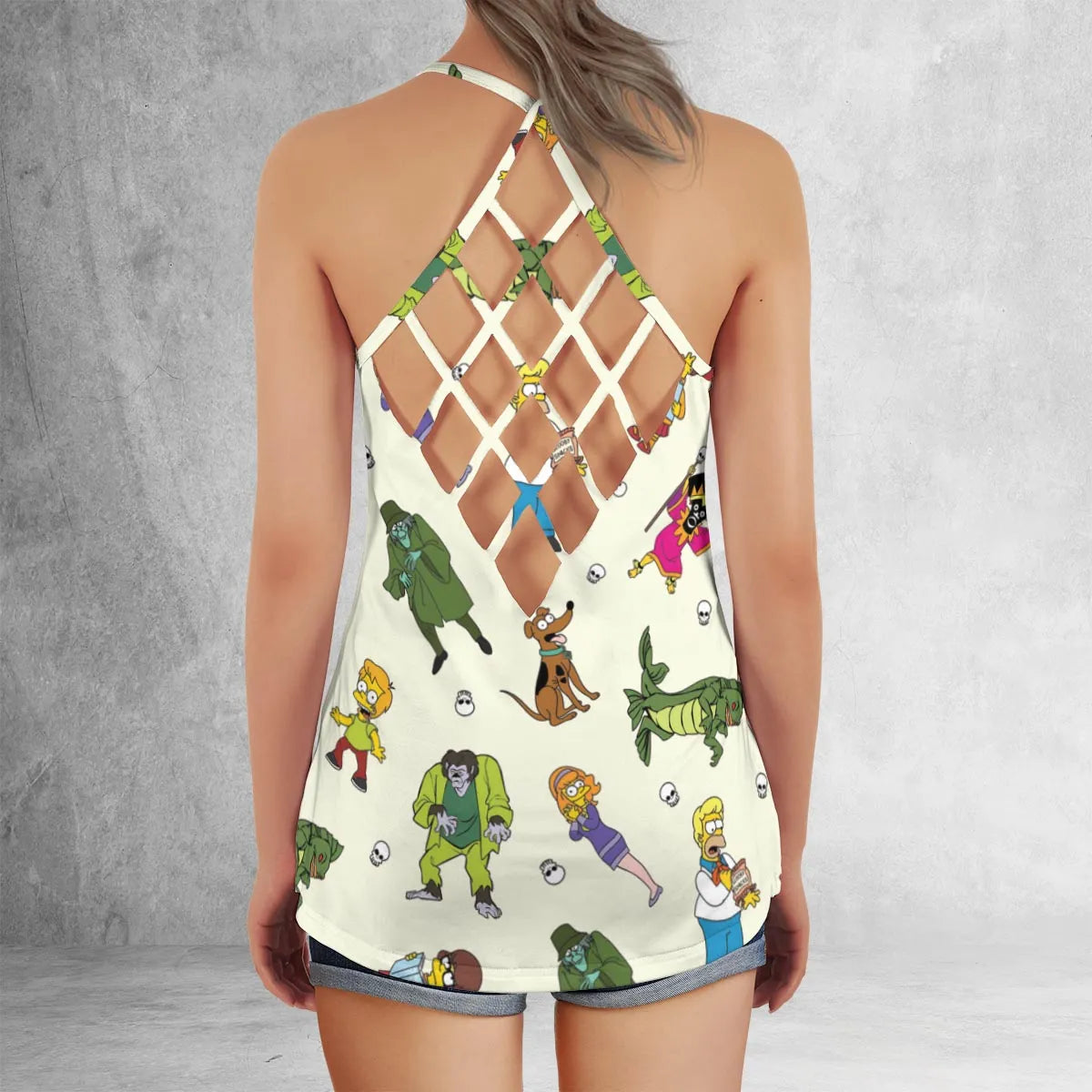 Criss Cross Tank Top - 2EUFCF2Q
