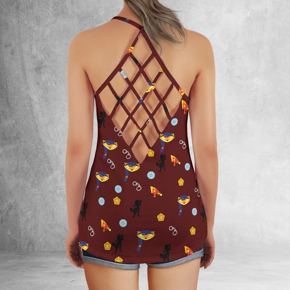 Criss Cross Tank Top - XGJD3MBT - - 3