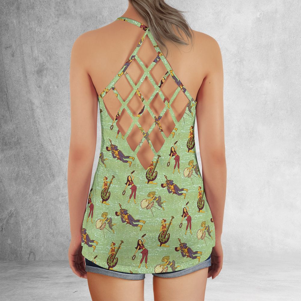 Criss Cross Tank Top - BZ4UB8YH - - 3