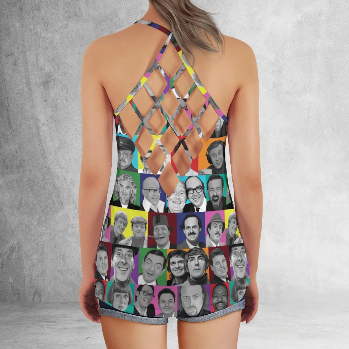 Criss Cross Tank Top - 3PALERZB