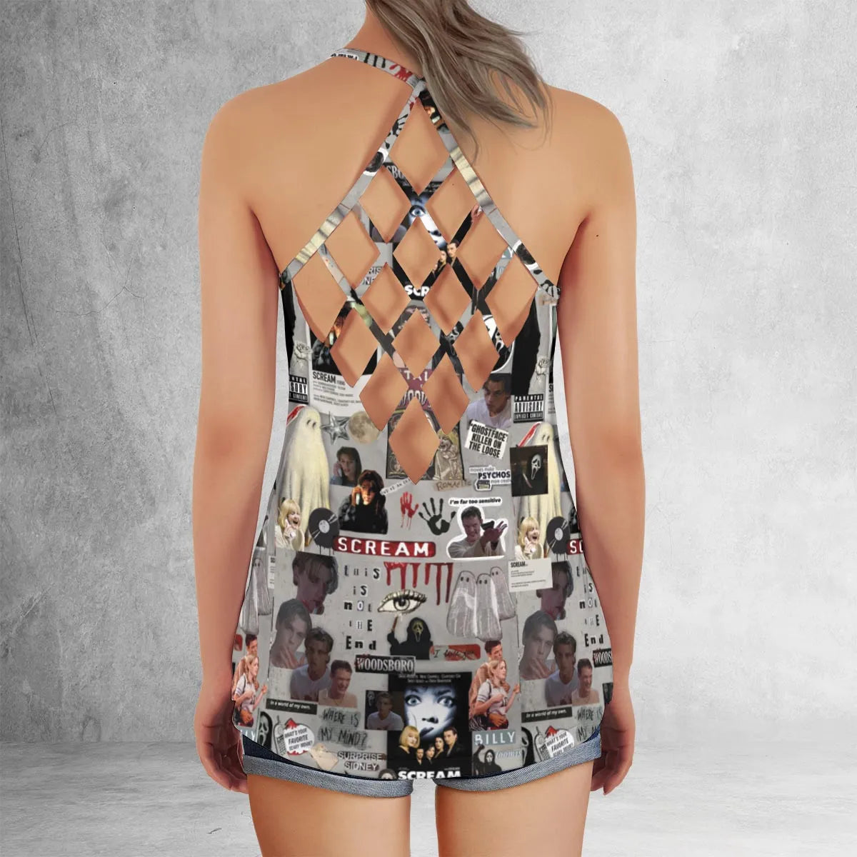 Criss Cross Tank Top - 782Z71XZ