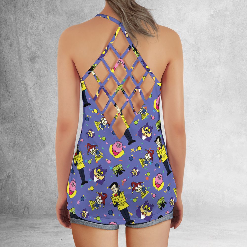 Criss Cross Tank Top - AG32QA98 - - 3