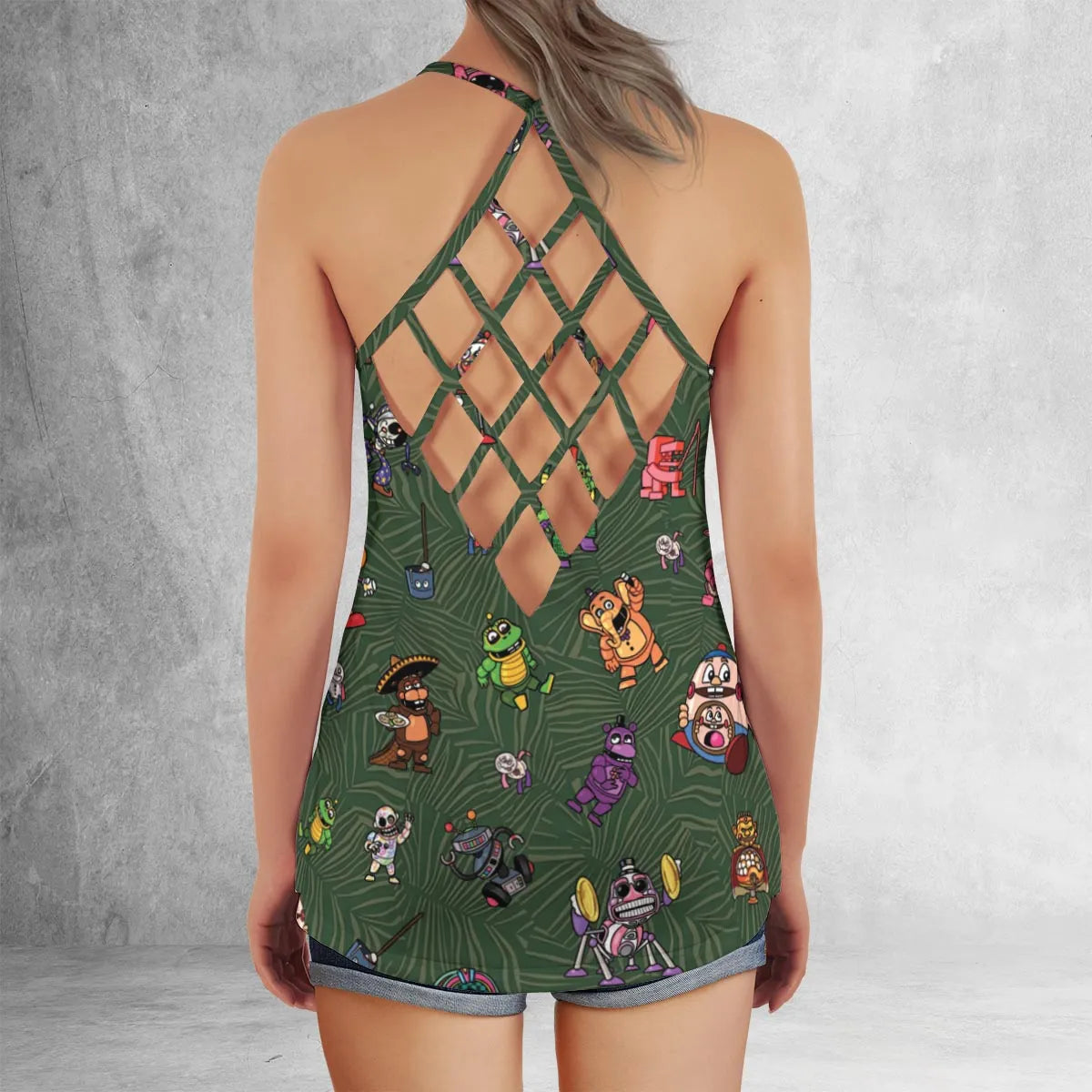 Criss Cross Tank Top - SX4GEQDR
