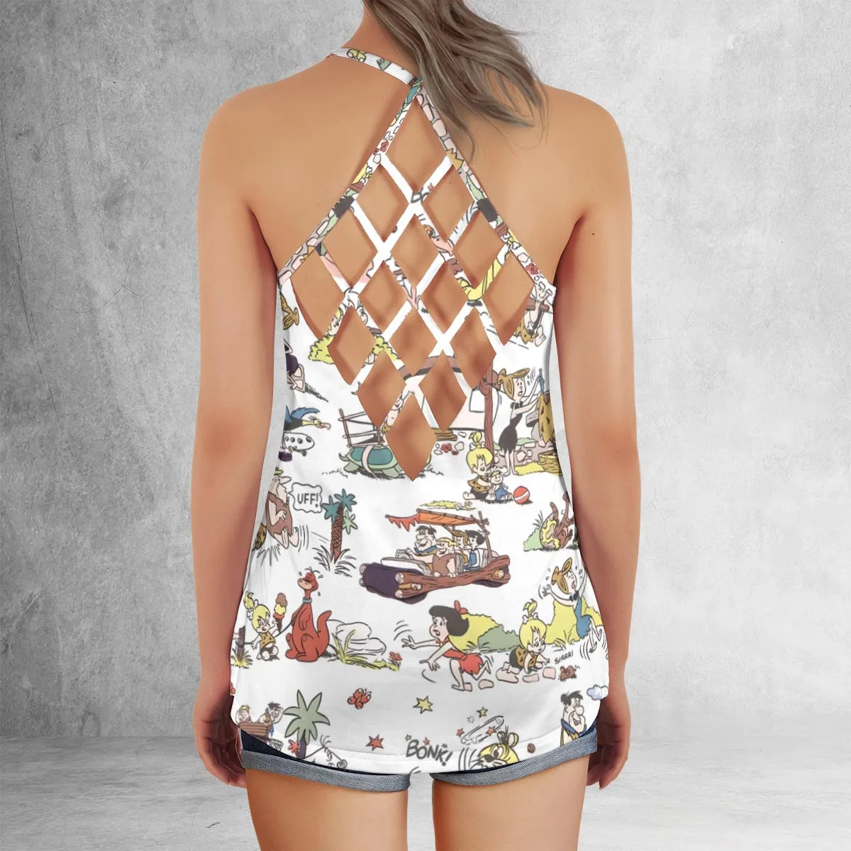 Criss Cross Tank Top - SG7L9TUJ