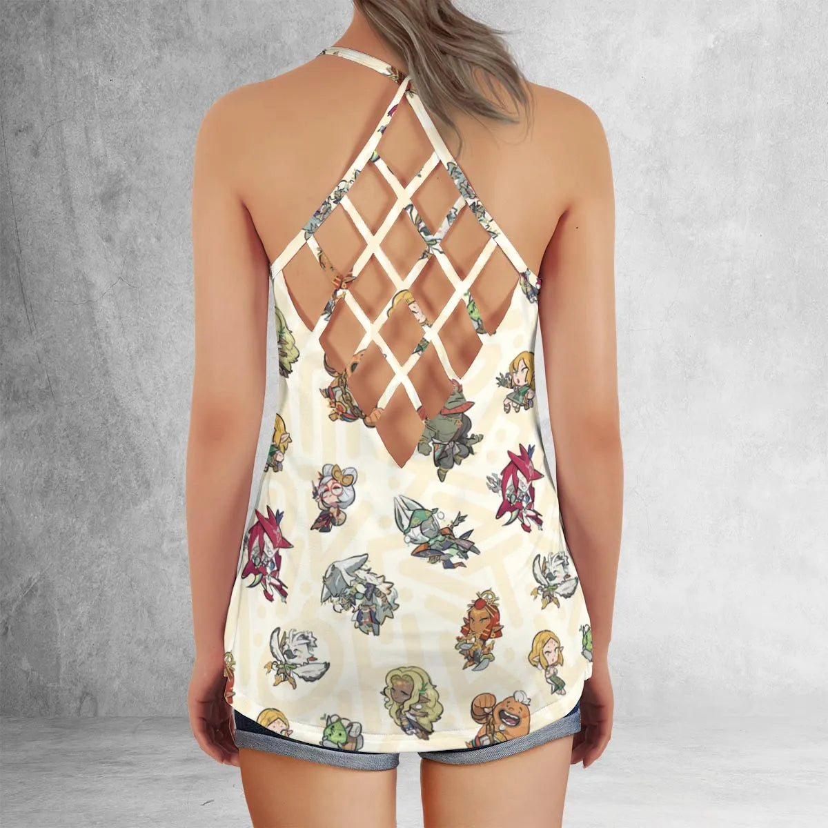 Criss Cross Tank Top - 3W3R2D18