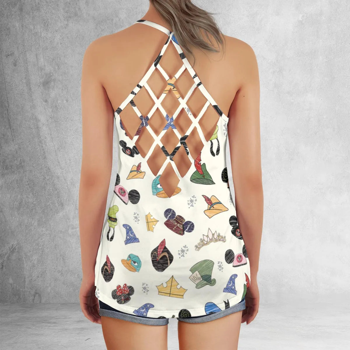 Criss Cross Tank Top - ARSP3VKT
